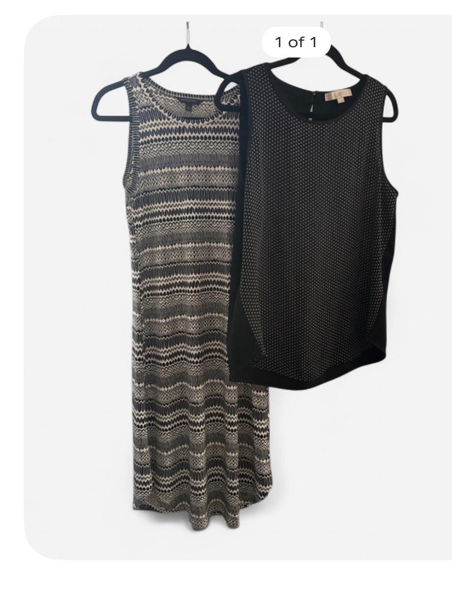 Corpcore Bundle Banana Republic Dress Size M Loft Top Size M Workwear Casual